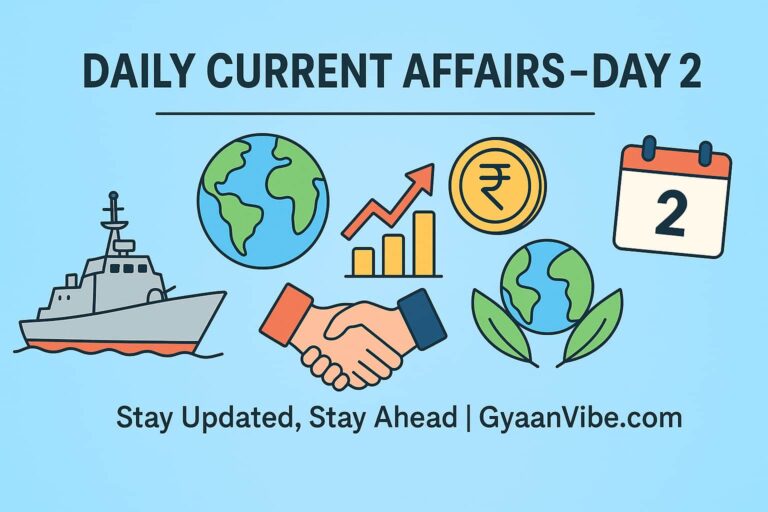 DAILY CURRENT AFFAIRS - 30 APRIL 2025