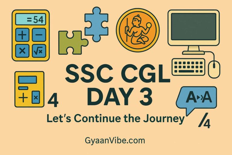 SSC CGL PREPARATION DAY 3