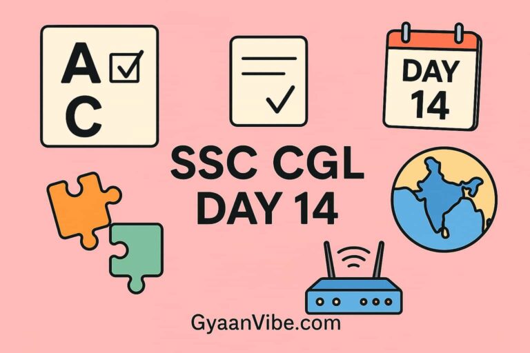 SSC CGL PREPARATION DAY 14
